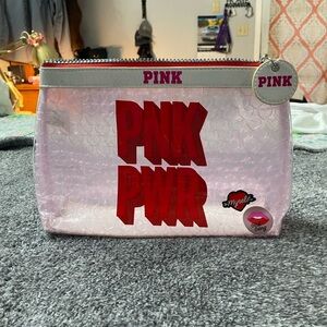 PINK Victoria's Secret White Tag with Pink Logo